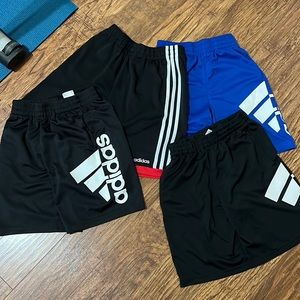 Adidas boys athletic shorts (5 pair)